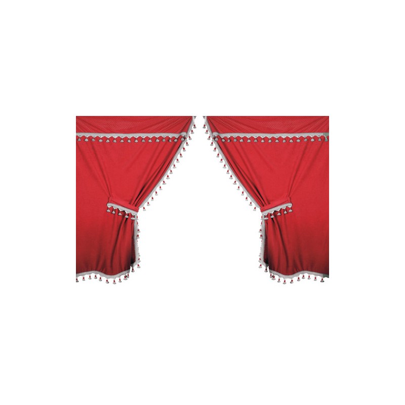 Premiere, set tende in microfibra per camion - Rosso