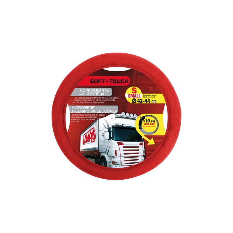 Soft Touch, coprivolante - S - Ø 42/44 cm - Rosso Soft Touch, coprivolante - S - Ø 42/44 cm - Rosso
