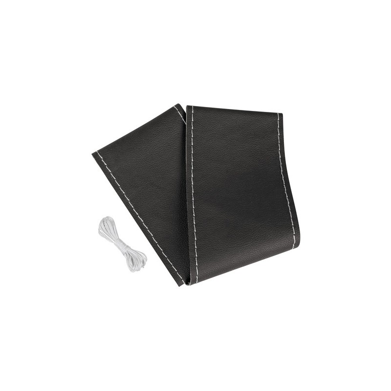Premium Truck, coprivolante in pelle - M - Ø 44/46 cm - Nero/Argento Premium Truck, coprivolante in pelle - M - Ø 44/46 cm - Nero/Argento