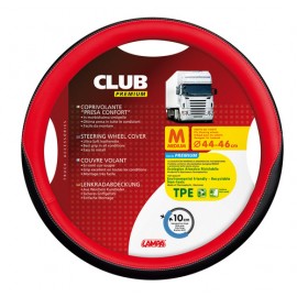 Club, coprivolante presa confort in TPE - M - Ø 44/46 cm - Rosso