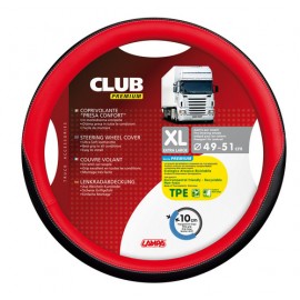 Club, coprivolante presa confort in TPE - XL - Ø 49/51 cm - Rosso