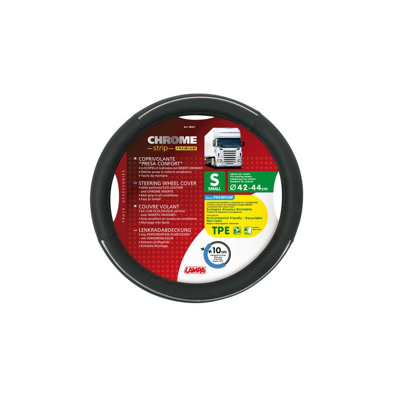 Crome Strip, coprivolante in TPE - S - Ø 42/44 cm Crome Strip, coprivolante in TPE - S - Ø 42/44 cm
