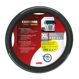 Crome Strip, coprivolante in TPE - XL - Ø 49/51 cm