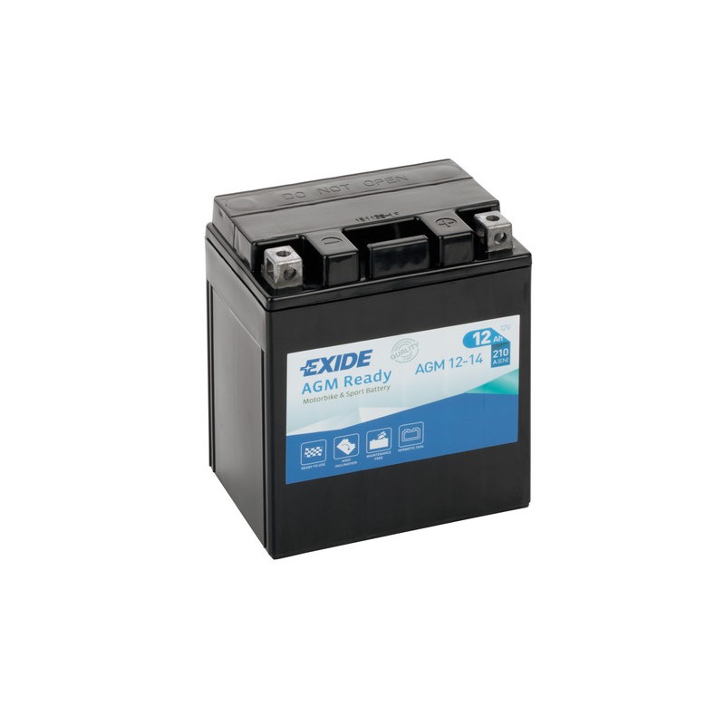 Batteria 12V - Exide Bike AGM Ready - 12 Ah - 210 A Batteria 12V - Exide Bike AGM Ready - 12 Ah - 210 A