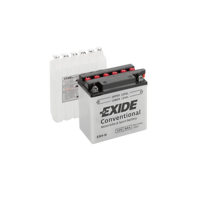 Batteria 12V - Exide Bike Conventional - 9 Ah - 100 A Batteria 12V - Exide Bike Conventional - 9 Ah - 100 A