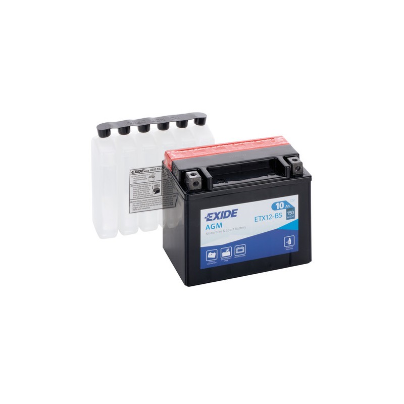 Batteria 12V - Exide Bike AGM - 10 Ah - 150 A