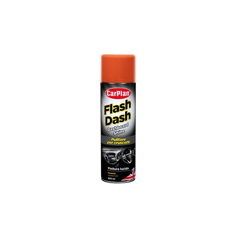Flash Dash, pulitore per cruscotti, effetto lucido - 500 ml - Fragola