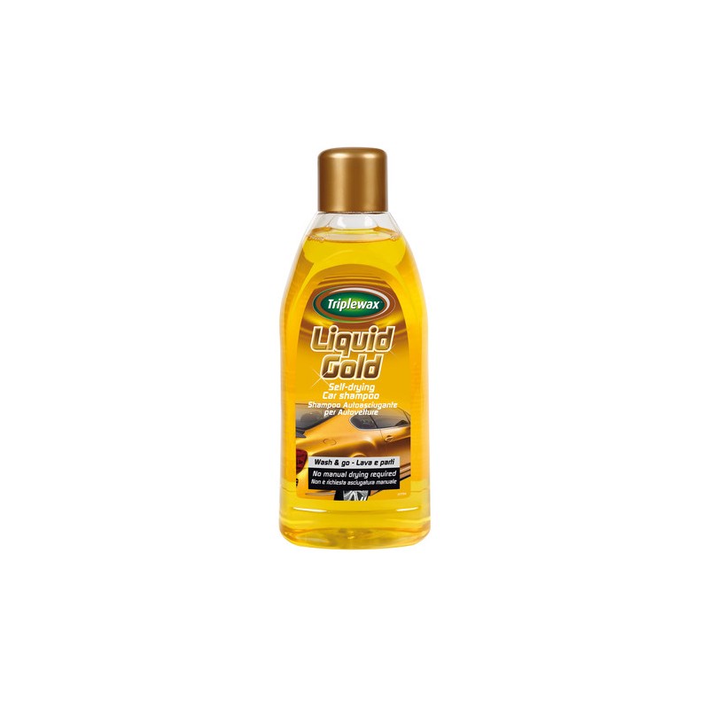 Liquid Gold, shampoo autoasciugante per auto - 1000 ml Liquid Gold, shampoo autoasciugante per auto - 1000 ml