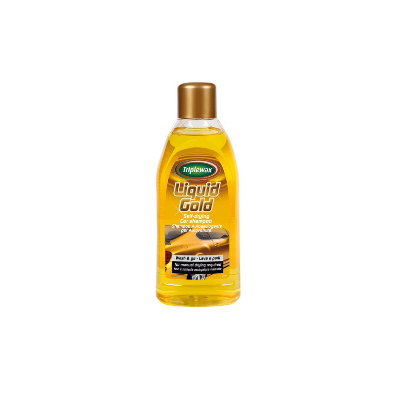 Liquid Gold, shampoo autoasciugante per auto - 500 ml Liquid Gold, shampoo autoasciugante per auto - 500 ml