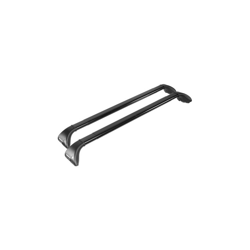 Snap Steel, coppia barre portatutto telescopiche in acciaio - L - 100÷136 cm