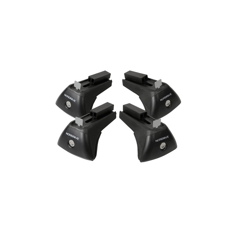 In-Rail Kit Alu, 4 piedi per barre in alluminio