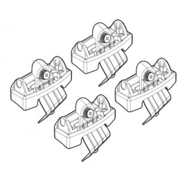 Kit Attacco Barre Portatutto BMW X1 (E84) 04/2012-10/2015 - LAMPA