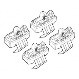 Kit Attacco Barre Portatutto Renault Clio 10/2012-03/2020 - LAMPA