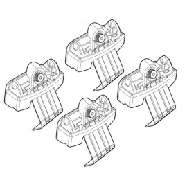 Kit Attacco Barre Portatutto Volkswagen Golf VII - Golf VIII - LAMPA