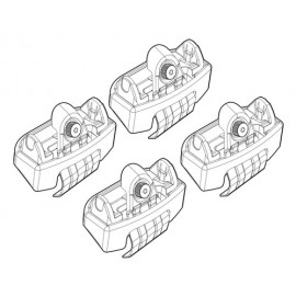 Kit Attacco Barre Portatutto Ford Fiesta 3-5p. 09/2008-10/2021 - LAMPA