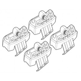 Kit Attacco Barre Portatutto Nissan Qashqai 2014-2021 - LAMPA