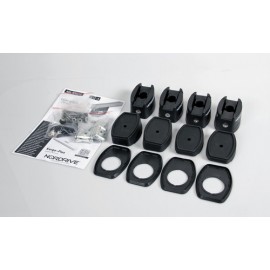Kit attacchi (fix points) - 2 barre - Fiat Doblò 5p (01/10>) - Fiat Doblò Cargo (01/10>) - Fiat Doblò Cargo (no voletto) (01/