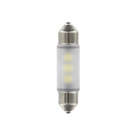 12V LEDriving Retrofit Led Standard 6436CW-01B - (C5W) - 11x36 mm - 0,5W - SV8,5-8 - 1 pz - Blister - Bianco