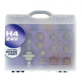 24V Kit Lampade di ricambio 24V - W - 1 pz - Scatola Plast. - H4