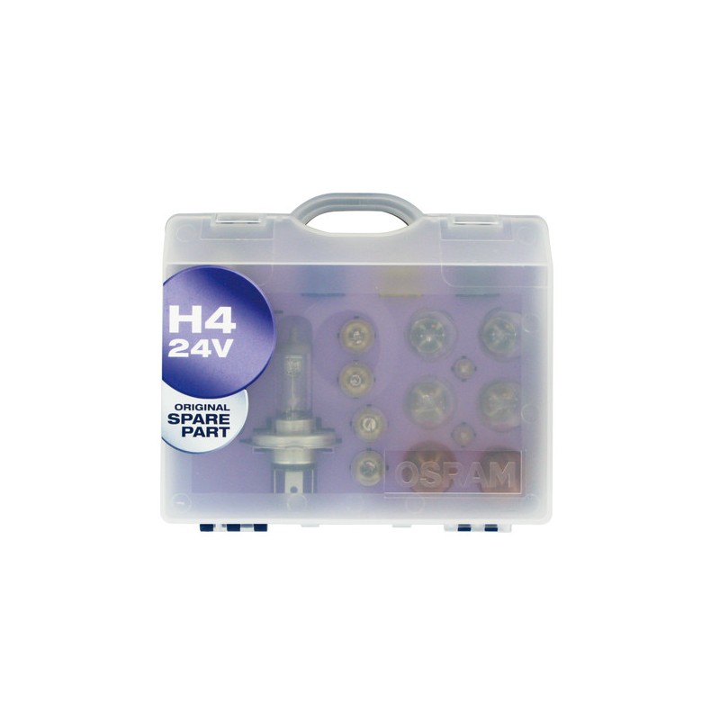 24V Kit Lampade di ricambio 24V - W - 1 pz - Scatola Plast. - H4