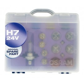 24V Kit Lampade di ricambio 24V - W - 1 pz - Scatola Plast. - H7