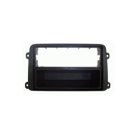 Mascherina con foro 2ISO ISO Nero Volkswagen Skoda Seat
