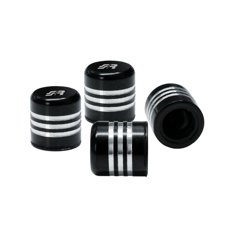 LINE Kit 4 Cappucci Valvola Nero - SIMONI RACING