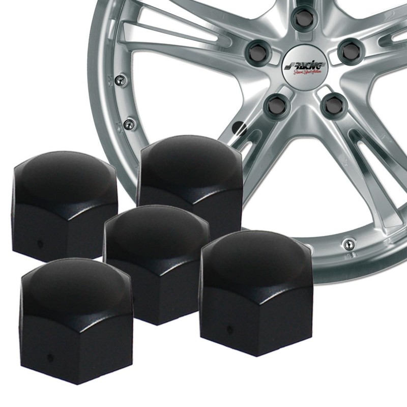 Kit 20 Copribulloni CH.17 Nero - SIMONI RACING