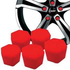 Kit 20 Copribulloni CH.17 Rosso - SIMONI RACING