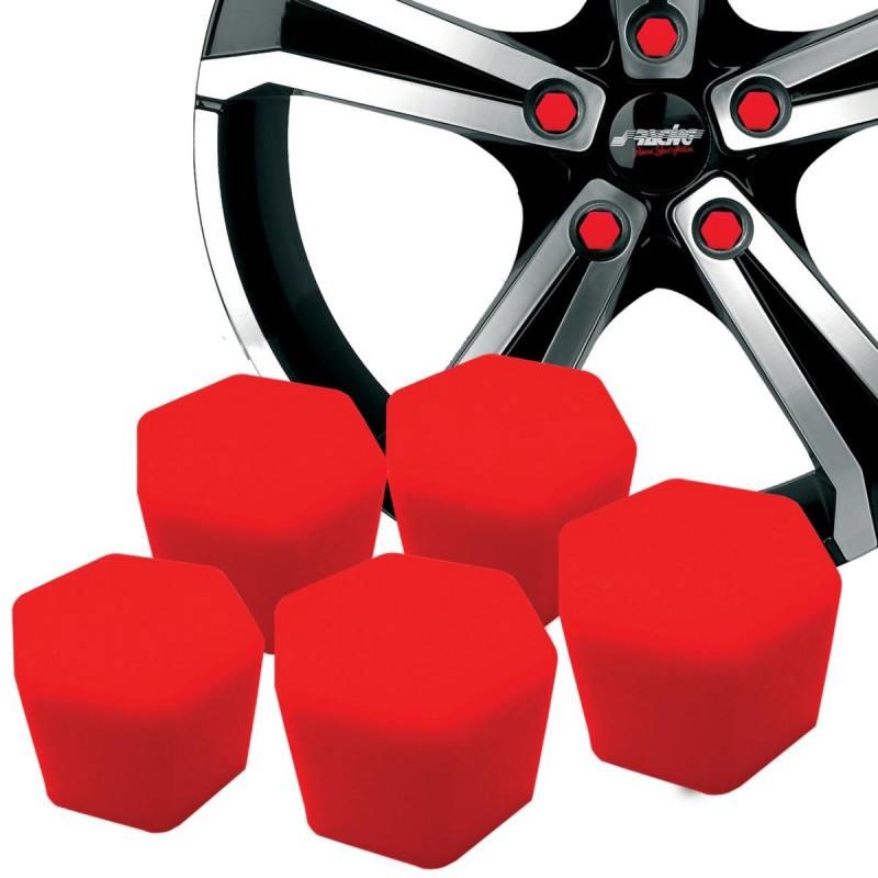 Kit 20 Copribulloni CH.17 Rosso - SIMONI RACING Kit 20 Copribulloni CH.17 Rosso - SIMONI RACING