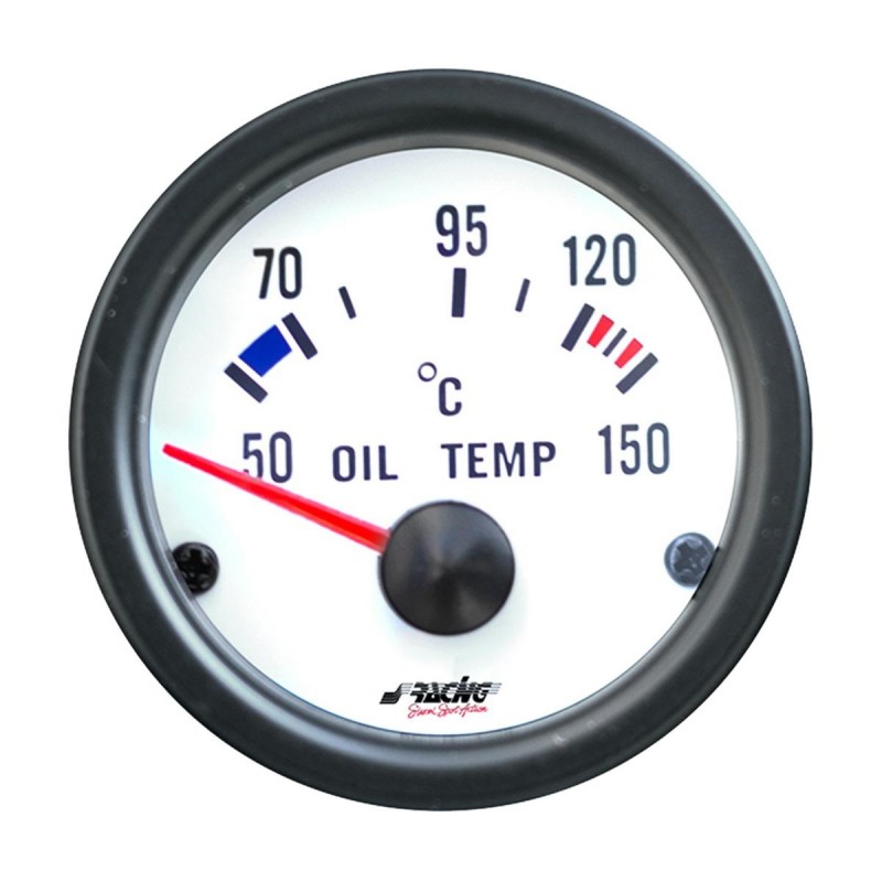 WHITE LINE Indicatore Temperatura Olio-elettrico