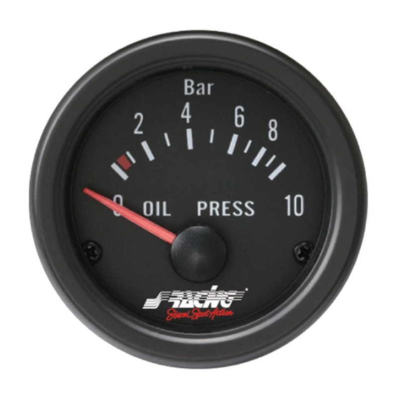 BLACK LINE Indicatore Pressione Olio-elettrico