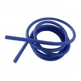 tubo in silicone lunghezza 2 m-Ø esterno 10 mm.-Ø interno 5 mm blu/blue