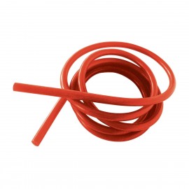 tubo in silicone lunghezza 2 m-Ø esterno 10 mm.-Ø interno 5 mm rosso/red