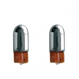kit 2 lampadine T10 arancio/orange