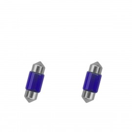 kit 2 lampadine alogene per luci da INTERNO (lung. 31 mm.) bianco/white