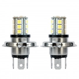 LED SERIES kit 2 lampadine tipo H4 12V 18 led / kit of 2 bulbs type H4 12V 18 leds