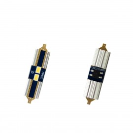 36mm kit 2 lampadine a 2*3623SMD led canbus noN polarity ultrabianco