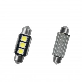 42mm kit 2 lampadine a 3 microled ultrabianco