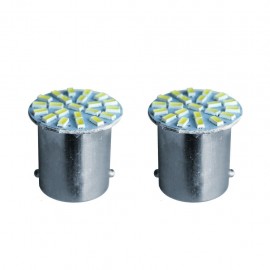 lampadina a led 12V/5W (base BA15s) bianco / white