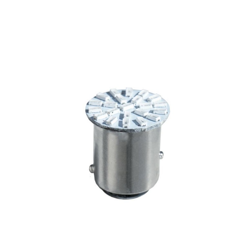 lampadina a 22 led 12V (base BAY15d) per luce di posizione posteriore+luce di stop lampadina a 22 led 12V (base BAY15d) per luce di posizione posteriore+luce di stop