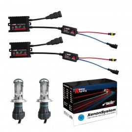 NORMAL SLIM BALLAST XENON KIT H4 fascio doppio 5000°K
