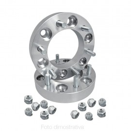 Kit 2 Distanziali 5x108-63,4-25mm + fissaggi 14x1,5 - SIMONI RACING DBF035