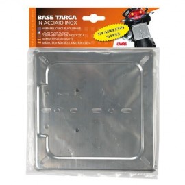 Portatarga in acciaio inox Colore - Cromo