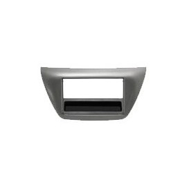 Mascherina con foro 2DIN ISO Grigio metallizzato Mitsubishi Lancer Evo 2007 ► 2008 Mascherina con foro 2DIN ISO Grigio metallizzato Mitsubishi Lancer Evo 2007 ► 2008