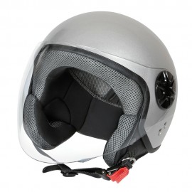LD-3, casco demi-jet - colore Argento - Taglia XL COD. 90736