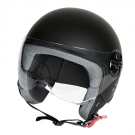 LD-2, casco demi-jet - colore Nero opaco - Taglia XS COD. 90767