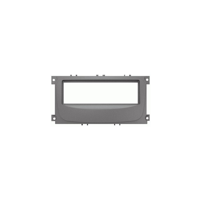 Mascherina con foro ISO Argento Ford Focus S-Max Galaxy Mondeo Mascherina con foro ISO Argento Ford Focus S-Max Galaxy Mondeo