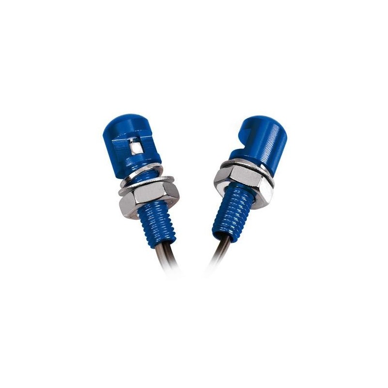 Set 2 viti con Led a luce bianca - Blu Set 2 viti con Led a luce bianca - Blu