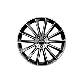 Cerchi in lega GMP STELLAR Black Diamond diametro 20 PCD 5X112 ET 45 - STEL85204515427I 